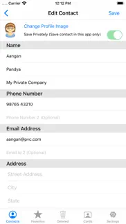 contacts manager - phone book iphone images 3