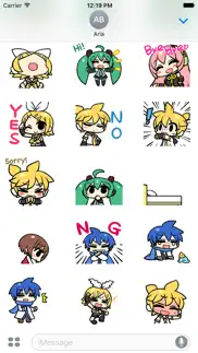 animated miku gang sticker iphone images 3