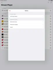 audio stream player iPad Captures Décran 3