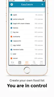 easy calorie - calorie tracker iphone resimleri 3