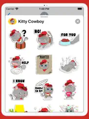 kitty cowboy stickers ipad images 3
