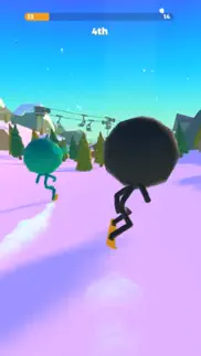 stickman snow ride iPhone Captures Décran 1