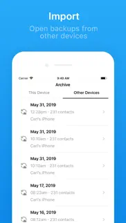 contacts backup + transfer iphone images 3