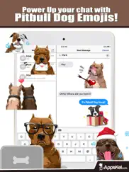 pit bull dogs emoji stickers ipad images 3