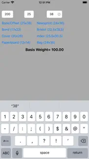 m weight to basis weight iphone resimleri 1