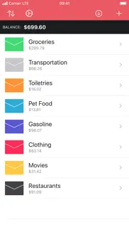 envelopes: budget manager iphone images 1
