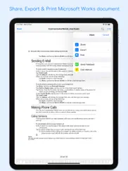 wps reader - for ms works iPad Captures Décran 4