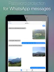 password for whatsapp messages айпад изображения 1