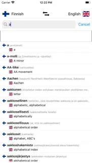 finnish-english dictionary iphone images 4