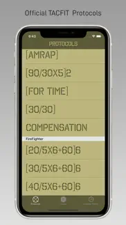 tacfit timer iphone capturas de pantalla 2