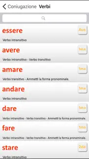 conjugacion verbos en italiano iphone capturas de pantalla 2