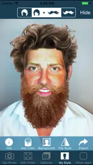 hair and beard styles pro iphone capturas de pantalla 1