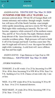 noaa marine forecast & weather iphone images 4