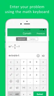 cymath - math problem solver iphone images 3