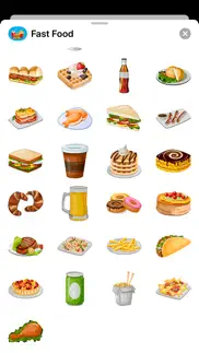fast food mc burger stickers iPhone Captures Décran 3