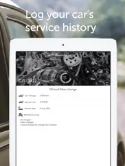 car assistant -service history iPad Captures Décran 3