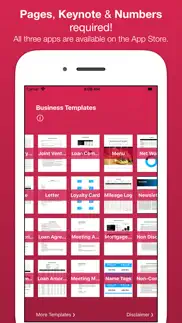 business templates for pages iphone images 4