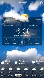 wetter live - lokale prognose iphone bildschirmfoto 3