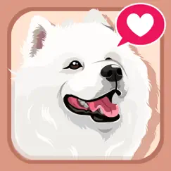 samoyed dog emoji sticker pack logo, reviews