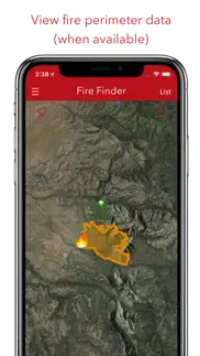 fire finder - wildfire info iPhone Captures Décran 3