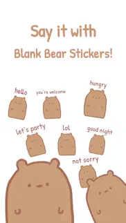 blank bear stickers iphone images 3