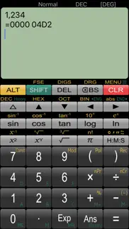 panecal scientific calculator iPhone Captures Décran 4