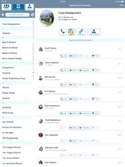 contacts by company ipad capturas de pantalla 1