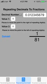 decimal to fraction plus iphone resimleri 2