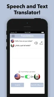 language translator -translate iPhone Captures Décran 1