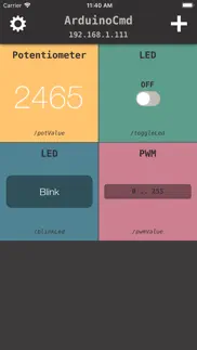 arduino commands iphone capturas de pantalla 1