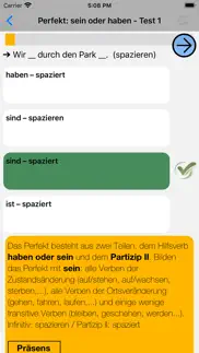 deutsch grammatik test pro iphone capturas de pantalla 3