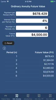 superfvcalc: fv, pv, annuities iphone images 3