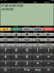 panecal scientific calculator iPad Captures Décran 2