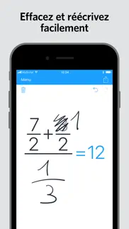myscript calculator iPhone Captures Décran 2