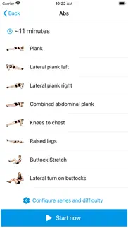 entrena - home workout iphone images 4