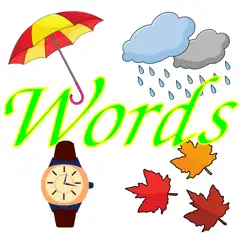 english words, nouns and test logo, reviews