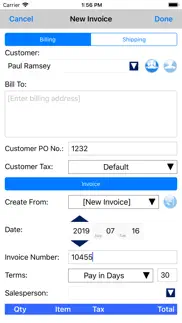 express invoice pro 2022 iPhone Captures Décran 3