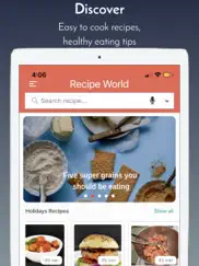 recipe world - healthy recipes ipad capturas de pantalla 1