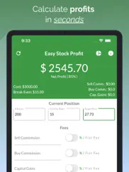 easy stock profit calculator ipad images 1