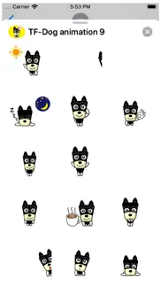 tf-dog animation 9 stickers iphone images 2