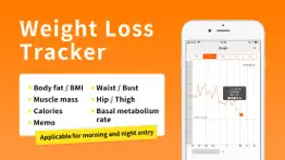 weight loss track smart record iPhone Captures Décran 1