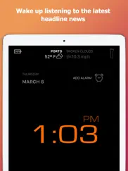 alarm clock app: myalarm clock ipad images 1