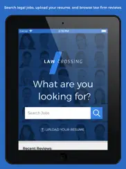 lawcrossing legal job search ipad images 1