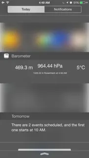 barometer and altimeter iphone resimleri 3