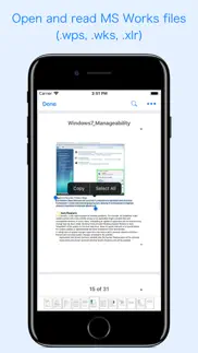 wps reader - for ms works iphone images 1