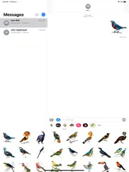 vintage bird stickers ipad images 1