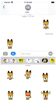 tf-dog animation 5 stickers iphone images 1