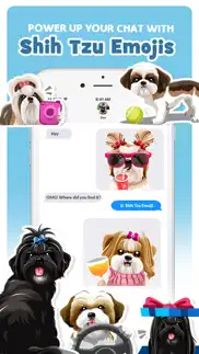 shih tzu dog emojis stickers iphone images 3