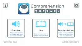 comprehension therapy iPhone Captures Décran 1