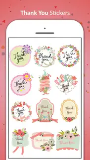 thank you card stickers iphone images 2